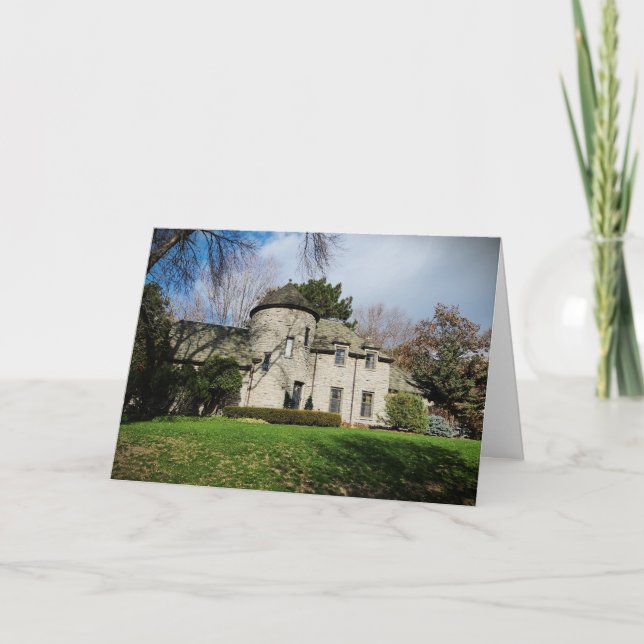 Cartão de Aniversário "Circular para Baixo" (Frente)