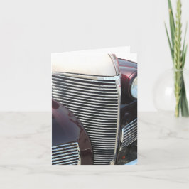 Cartão de Aniversário Clássico Street Rod para Car