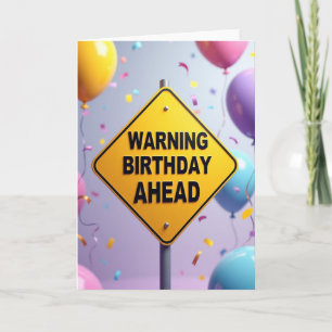 Cartão de Aniversário com Aviso Antecipado