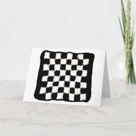 Cartão de Aniversário com Canhão e Estilo Crochet