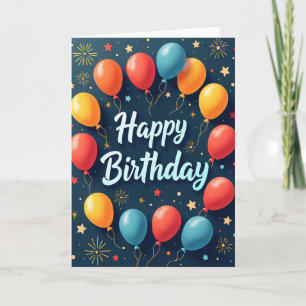 Cartão de Aniversário com Celebração Programada