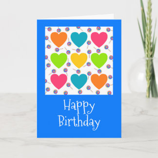 Cartão de aniversário com coração por Jo Images