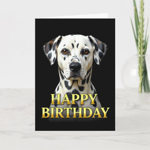 CARTÃO DE ANIVERSÁRIO COM FOTO PRÓXIMA DO CÃO DALM