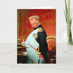 Cartão de Aniversário com Trump