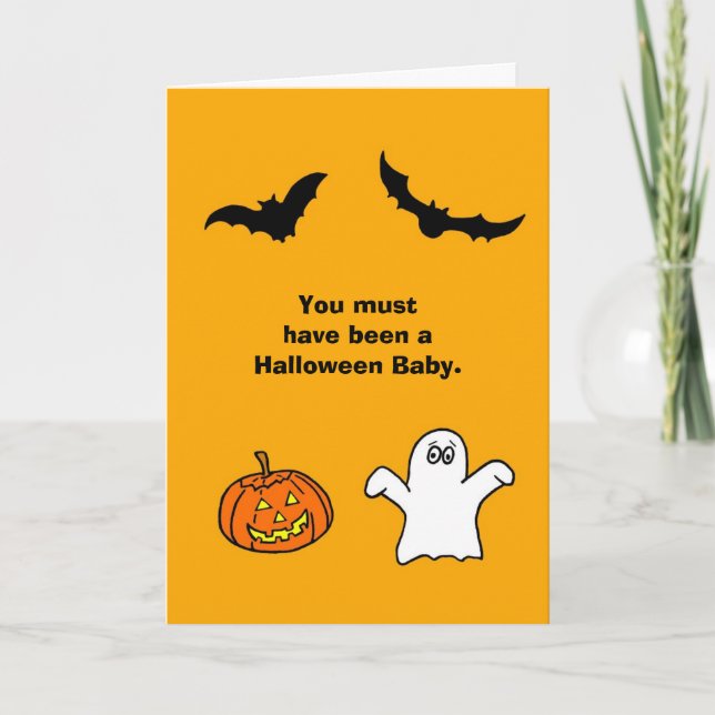 Cartão de aniversário cómico (Frente)