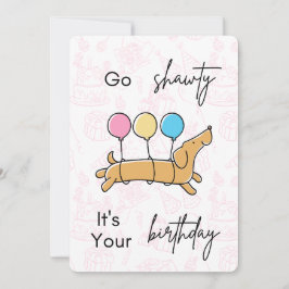 Cartão de aniversário / convite 