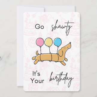 Cartão de aniversário / convite 