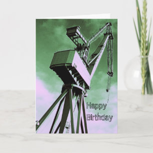 Cartão de Aniversário Crane