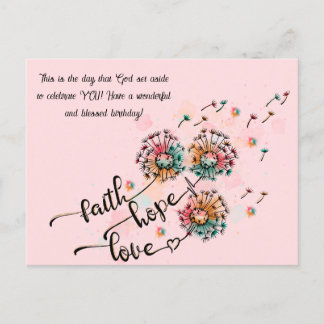 Cartão de aniversário cristão