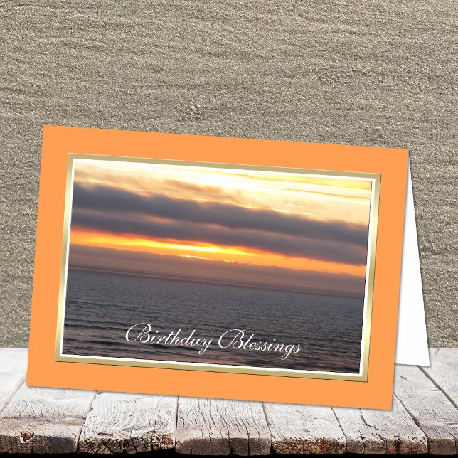 Cartão de Aniversário Cristão — Bênção Cristã (Criador carregado)