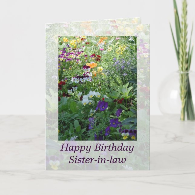 Cartão de aniversário cunhado de Janz (Frente)