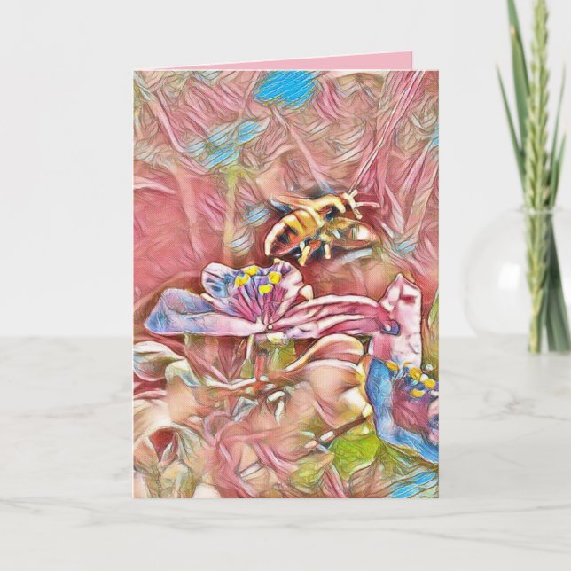 CARTÃO DE ANIVERSÁRIO DA ABELHA (Frente)