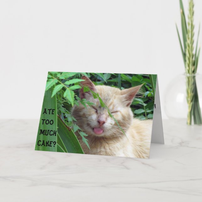 Cartão de Aniversário da Besta (Frente)