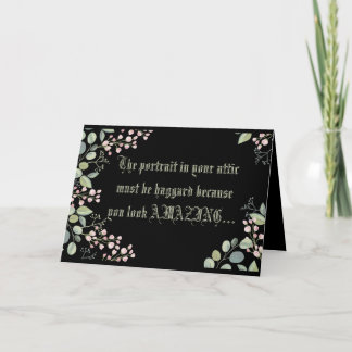 Cartão de Aniversário da Cinza Dorian