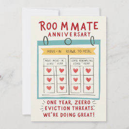 Cartão de Aniversário da Colega de Sala