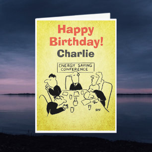 Cartão de Aniversário da Conferência de Poupança d