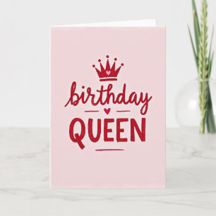 Cartão de Aniversário da Coroa da Rainha