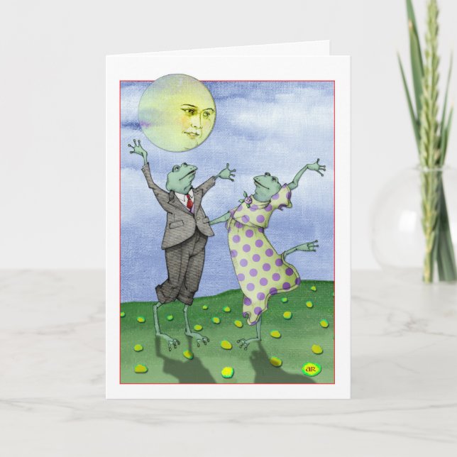 Cartão de Aniversário da Dança Sun (Frente)