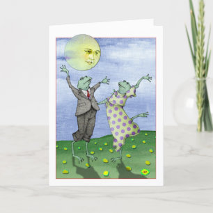 Cartão de Aniversário da Dança Sun