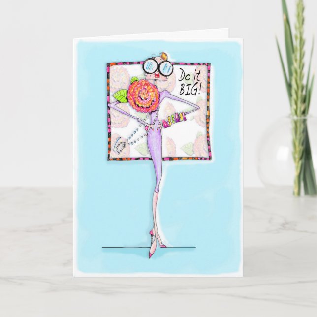 Cartão de aniversário da Engraçado, amigo do cartã (Frente)