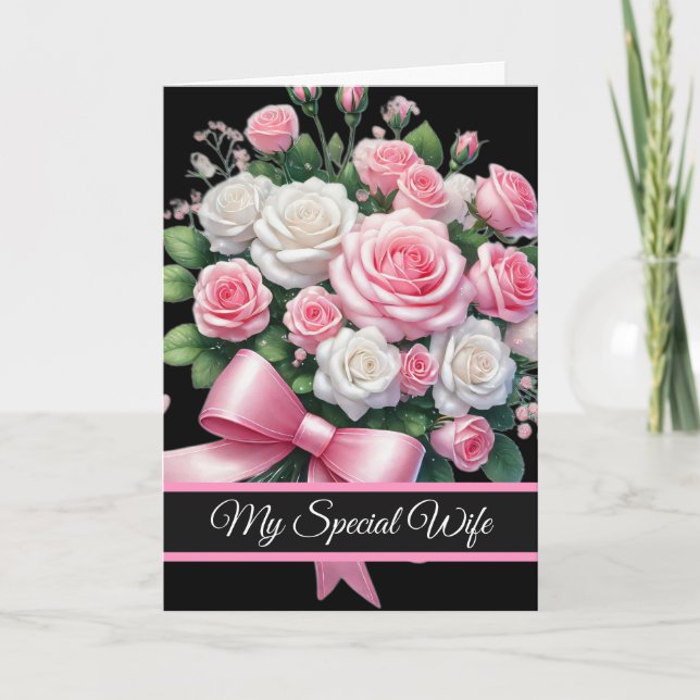 Cartão de Aniversário da Esposa (Frente)