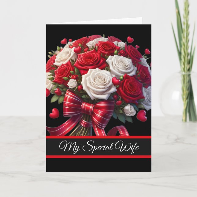 Cartão de Aniversário da Esposa (Frente)