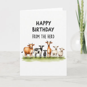 Cartão de Aniversário da Fazenda Caprichosa