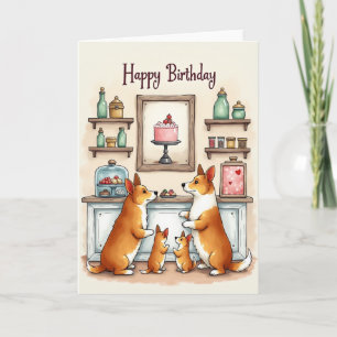 Cartão de Aniversário da Festa do Cachorrinho