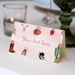 Cartão de Aniversário da Garota Rodeo Ocidental