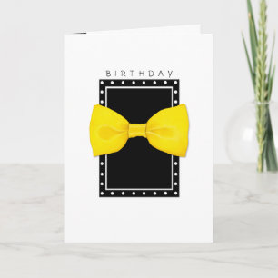 Cartão de Aniversário da Lemon Bowtie