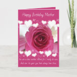 Cartão de aniversário da mãe<br><div class="desc">Um cartão de aniversário para enviar a mãe que estêve sempre lá ajudar e conversar com tempos felizes da vida e épocas tristes.</div>