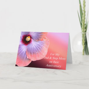 Cartão de Aniversário da Mãe pai e Passo