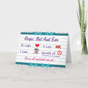 Cartão de Aniversário da Melhor Tia de Foto Person