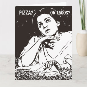 CARTÃO DE ANIVERSÁRIO DA MULHER DE VINTAGEM FUNNA