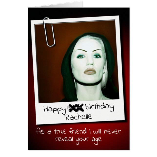 Cartão de Aniversário da Mulher Personalizada Engr (Frente)