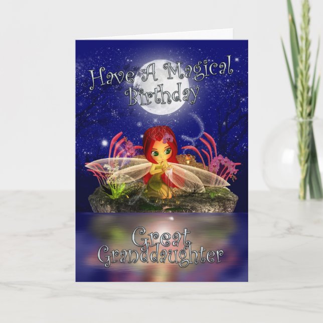 Cartão De Aniversário Da Neta excelente - Fa Peque (Frente)