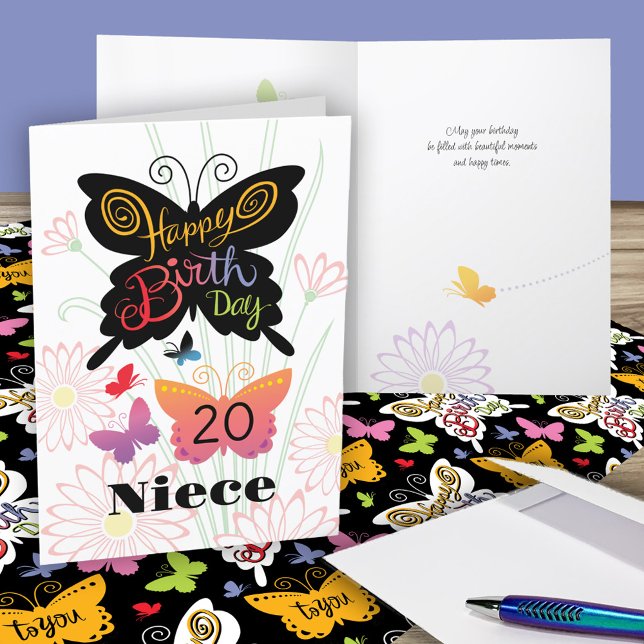 Cartão de aniversário da Niece (Criador carregado)
