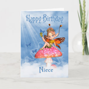 Cartão De Aniversário Da Niece - Fada Fácil Num
