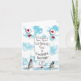 Cartão de aniversário da Penguins Inc