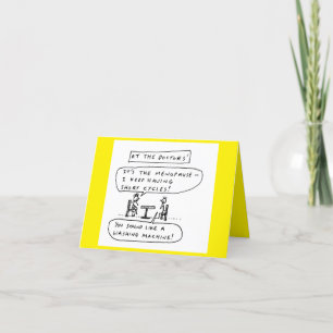 Cartão de Aniversário da Piada da Máquina de Lavag