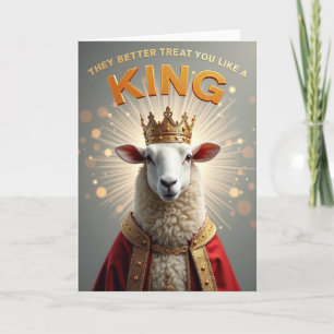 Cartão de Aniversário da Royal Fleece
