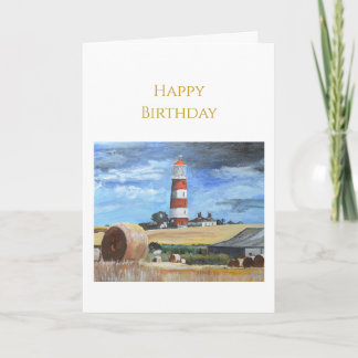 Cartão de Aniversário da Torre de Luz de Happisbur