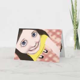 Cartão de aniversário da torta de Apple