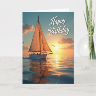 Cartão de Aniversário da Travessia Dourada