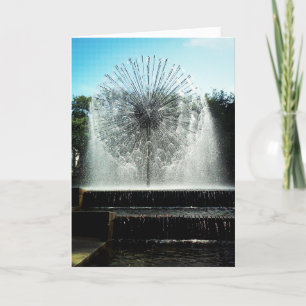 Cartão de aniversário "Dandelion Fountain"