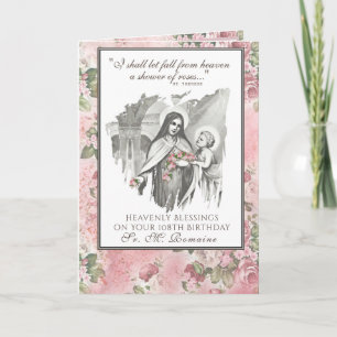 Cartão de Aniversário de 108 anos do Sr. M. Romain