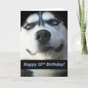 Cartão de Aniversário de 10 anos, Cartões de Anive