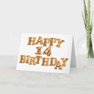 Cartão de aniversário de 14 para um amante de co
