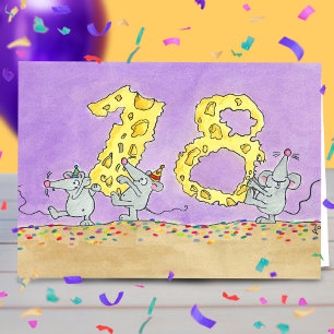 cartão de aniversário de 18 anos por Nicole Janes