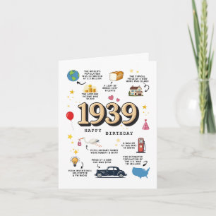 Cartão de Aniversário de 1939 para Papai ou Mamãe